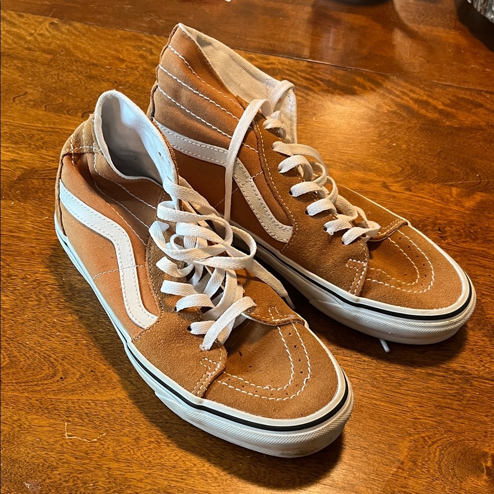 Vans Men's Brown High-Top Sneakers